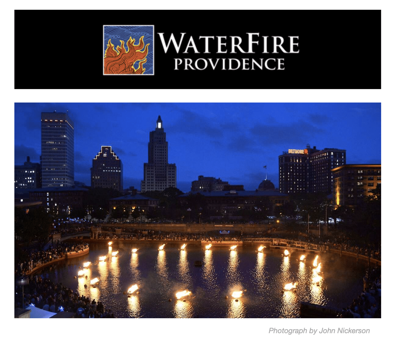 2023 WaterFire Providence Season Schedule