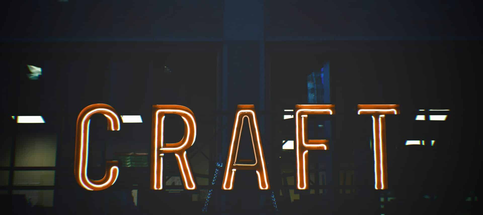 craft neon signage at nighttime